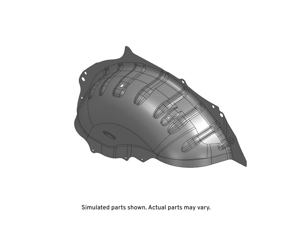 GM Genuine Parts Rear Passenger Side Wheelhouse Inner Panel