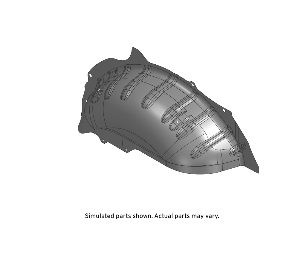 GM Genuine Parts Rear Passenger Side Wheelhouse Inner Panel
