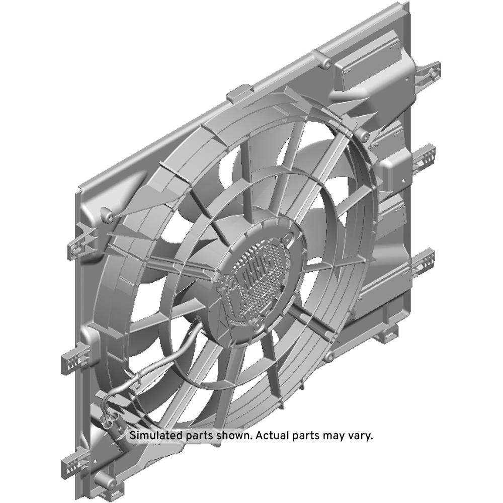 GM Genuine Parts Engine Cooling Fan
