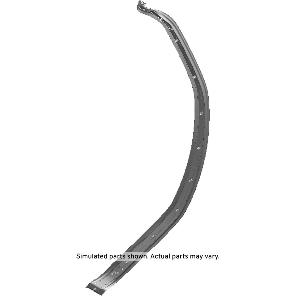 GM Genuine Parts Rear Passenger Side Door Below Belt Rear Auxiliary Weatherstrip