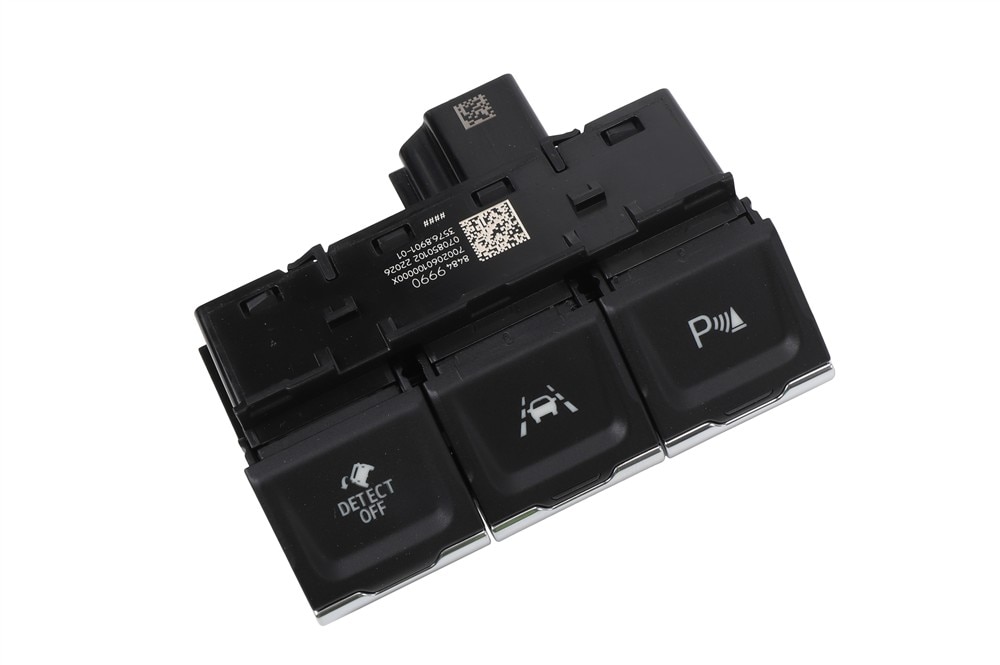 GM Genuine Parts Jet Black Driver Side Instrument Panel Center Accessory Function Switch