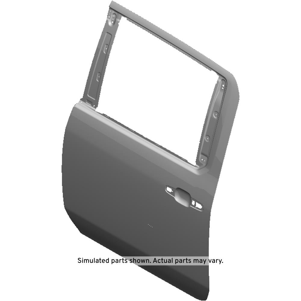GM Genuine Parts Rear Driver Side  Door Outer Panel