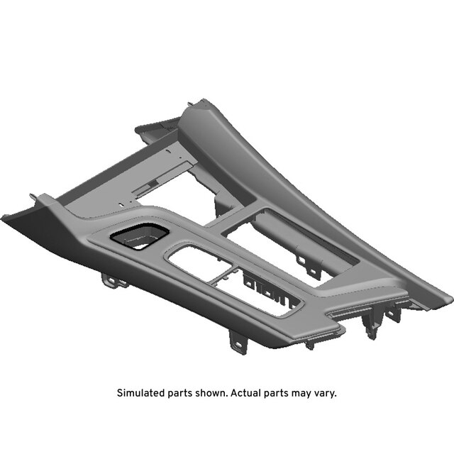 GM Genuine Parts Linear Galaxy Wood Front Floor Console Trim Plate