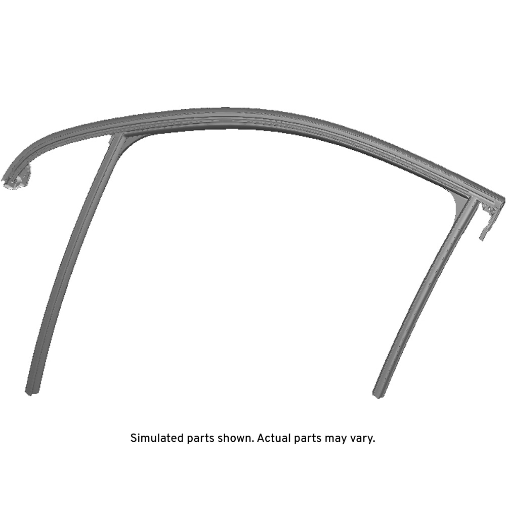 GM Genuine Parts Front Driver Side Door Window Weatherstrip