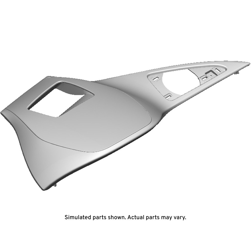 GM Genuine Parts Light Gray Instrument Panel Instrument Cluster Hood