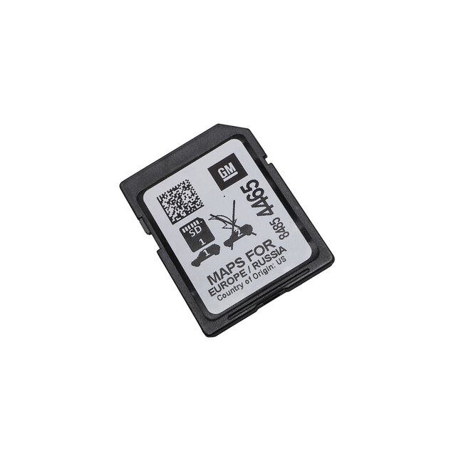 GM Genuine Parts Navigation Data Card