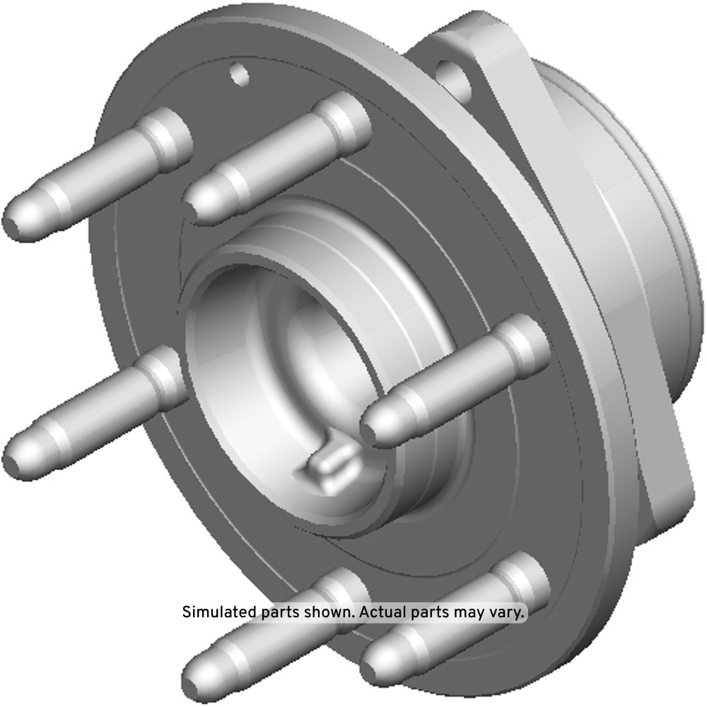 GM Genuine Parts Front Wheel Hub and Bearing Assembly with Wheel