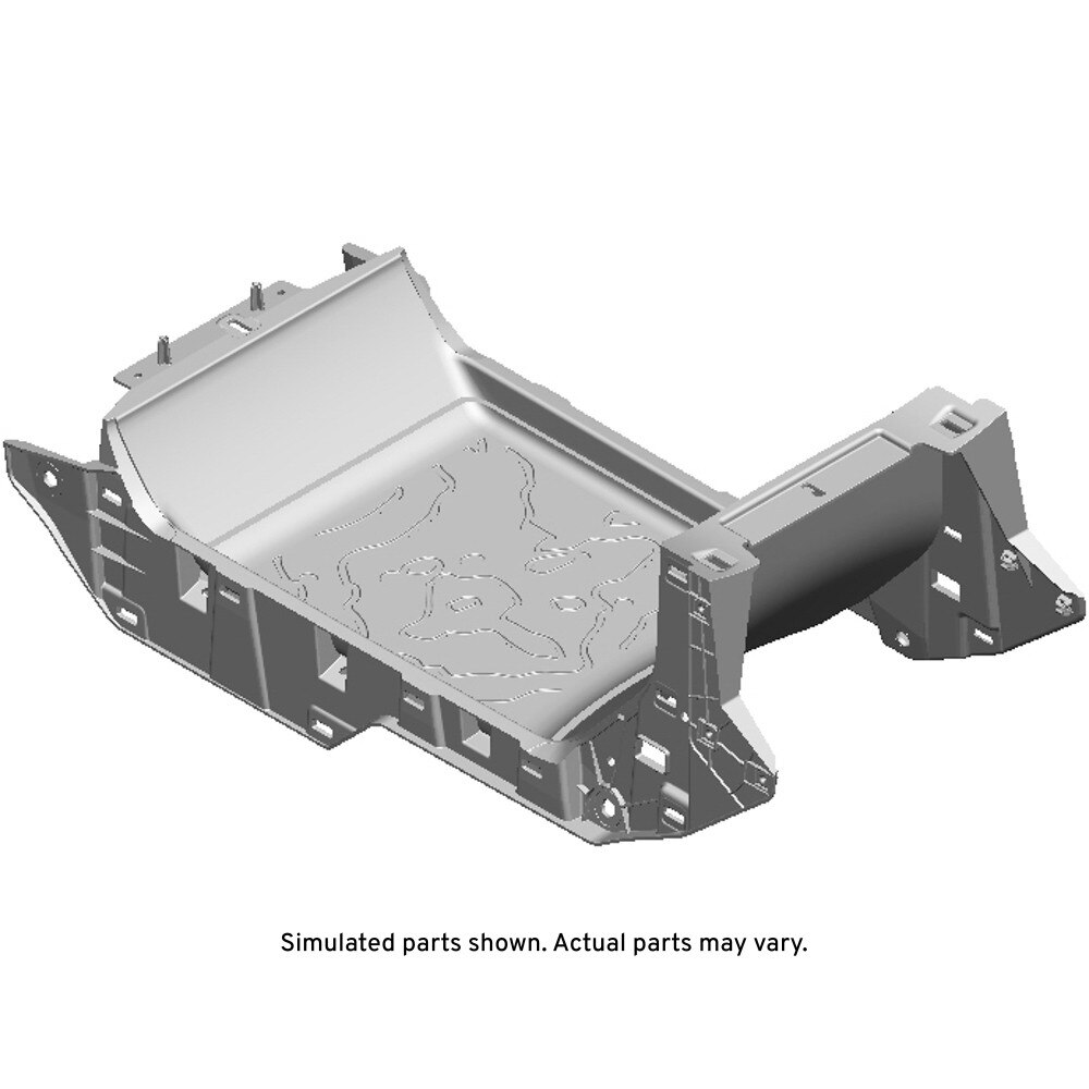 GM Genuine Parts Black Front Floor Console Stowage Tray