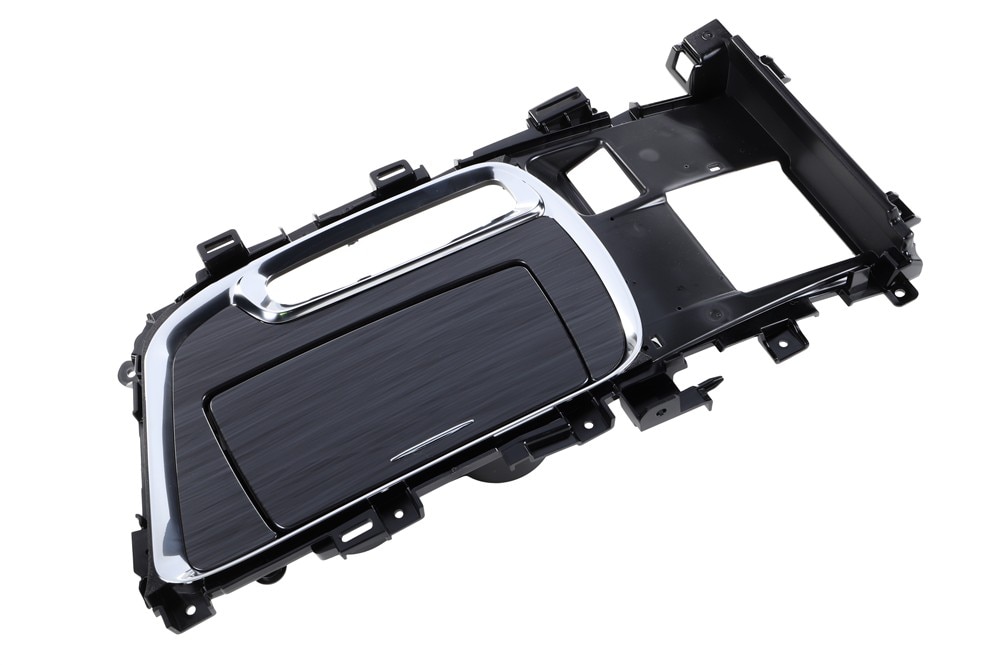 GM Genuine Parts Black Front Floor Console Trim Plate
