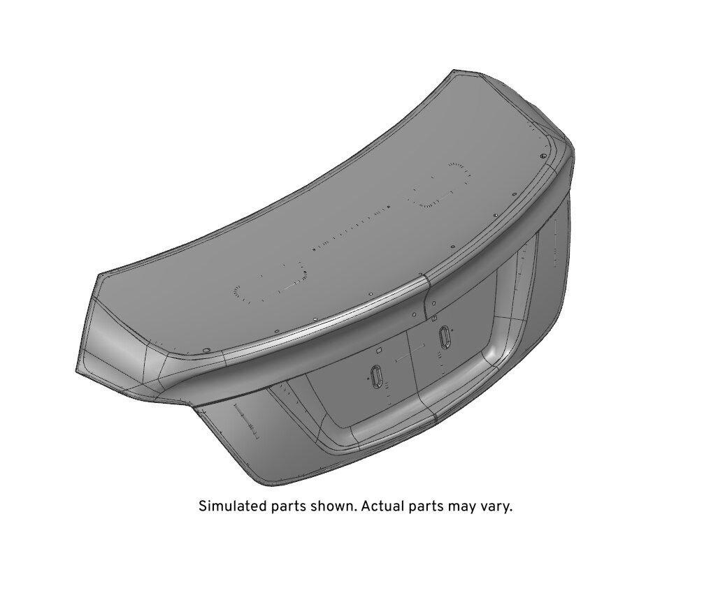 GM Genuine Parts Rear Compartment Lid