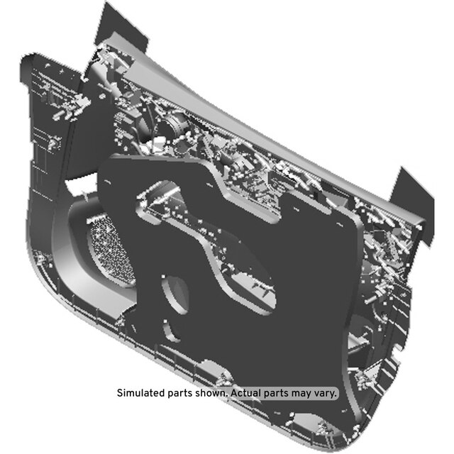 GM Genuine Parts Black Front Driver Side Door Trim