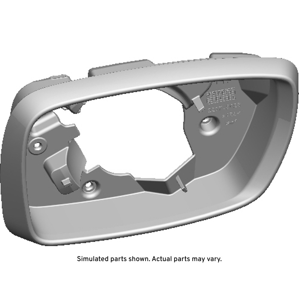 GM Genuine Parts Primed Passenger Side Door Mirror Housing Bezel