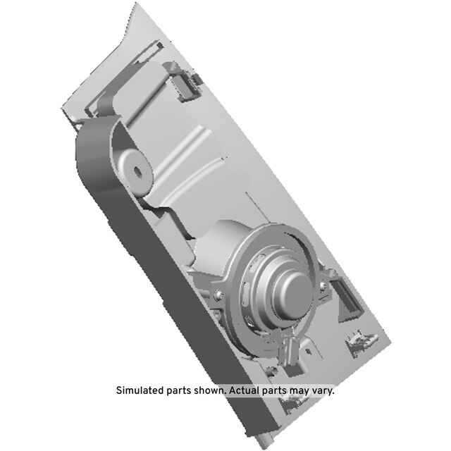 GM Genuine Parts Jet Black Passenger Side Body Rear Corner Upper Garnish Molding