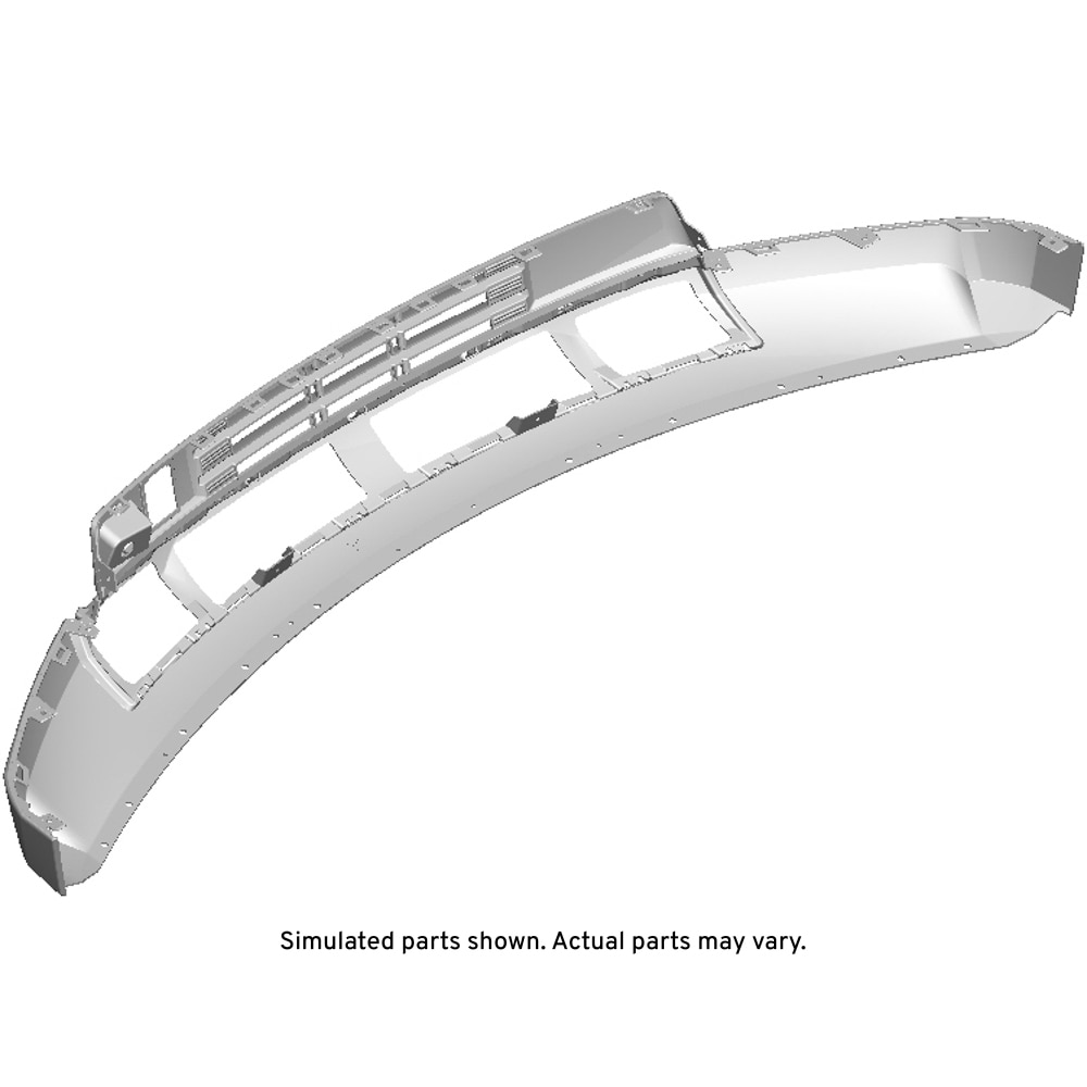 GM Genuine Parts Black Front Bumper Lower Fascia