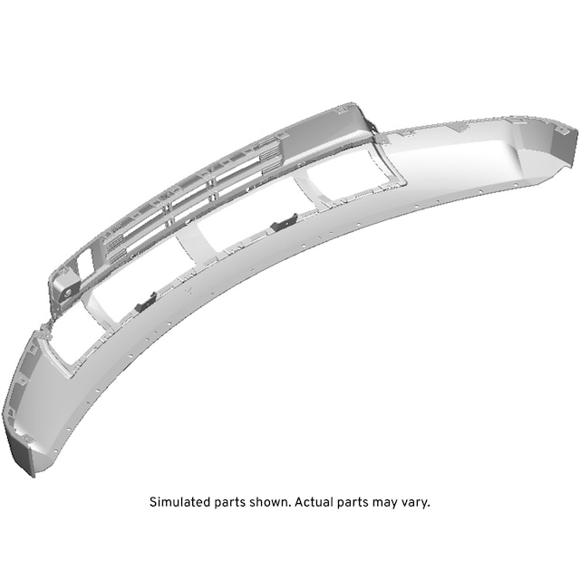GM Genuine Parts Black Front Bumper Lower Fascia