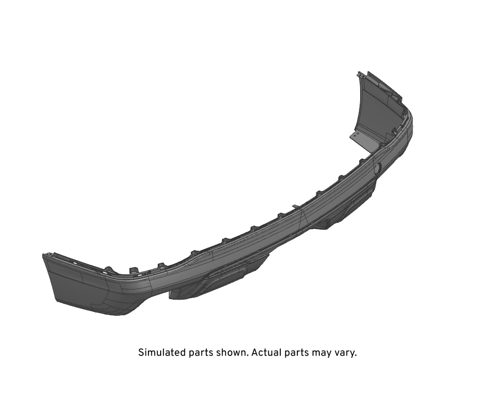 GM Genuine Parts Rear Bumper Lower Fascia