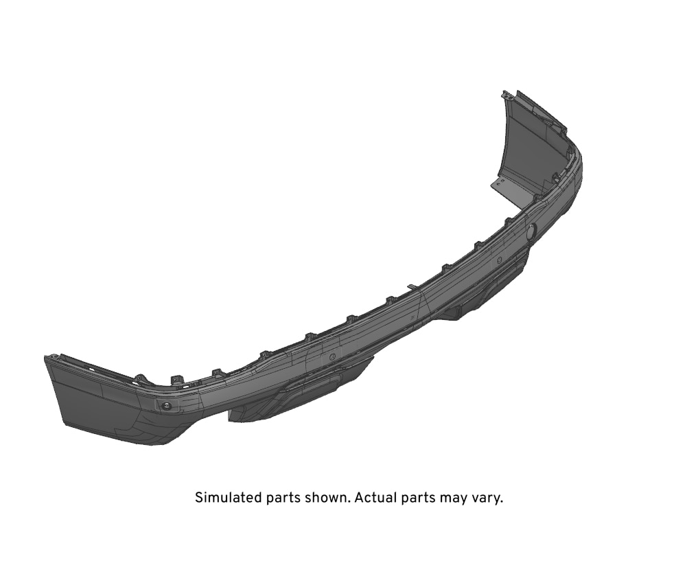 GM Genuine Parts Rear Bumper Lower Fascia