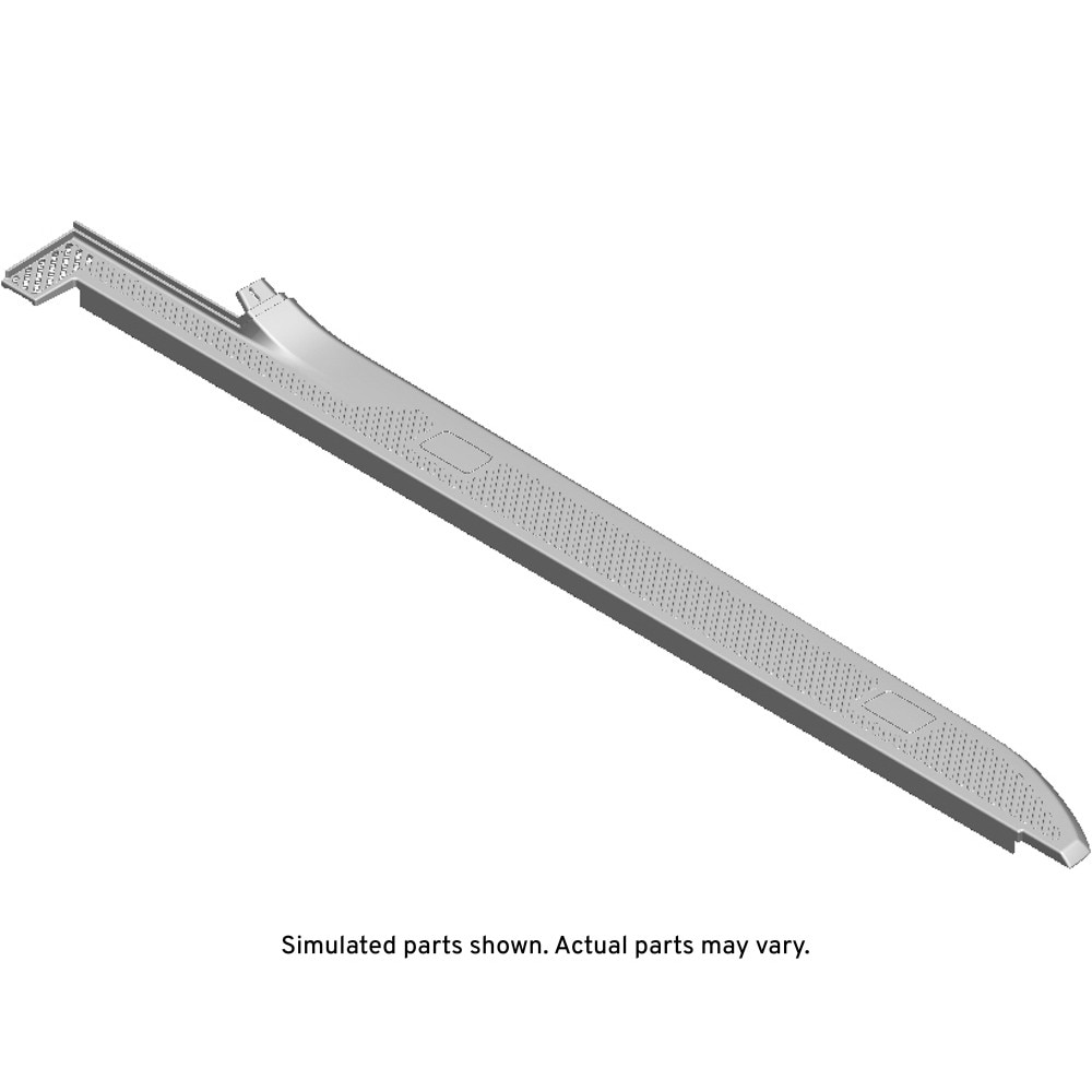 GM Genuine Parts Black Passenger Side Pickup Box Front Upper Molding