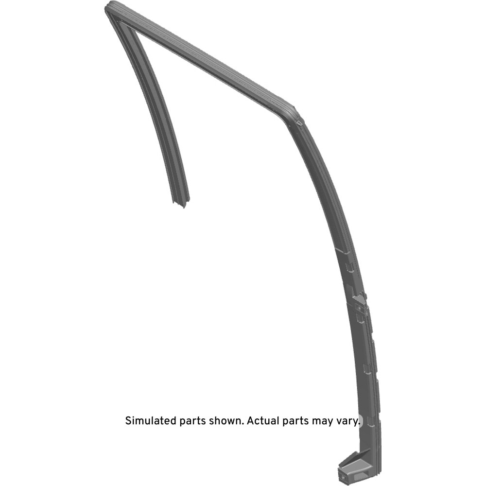 GM Genuine Parts Rear Passenger Side Door Window Weatherstrip