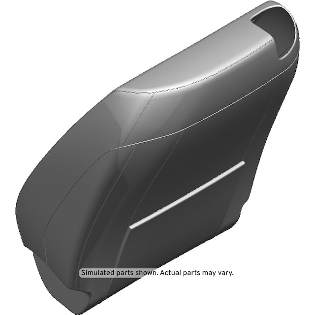 GM Genuine Parts Red Front Passenger Side Seat Back Cover