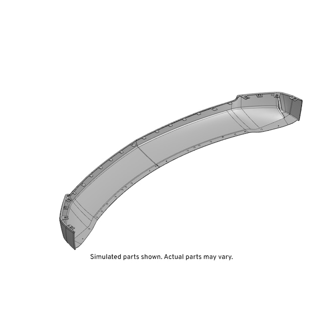 GM Genuine Parts Black Front Bumper Lower Fascia