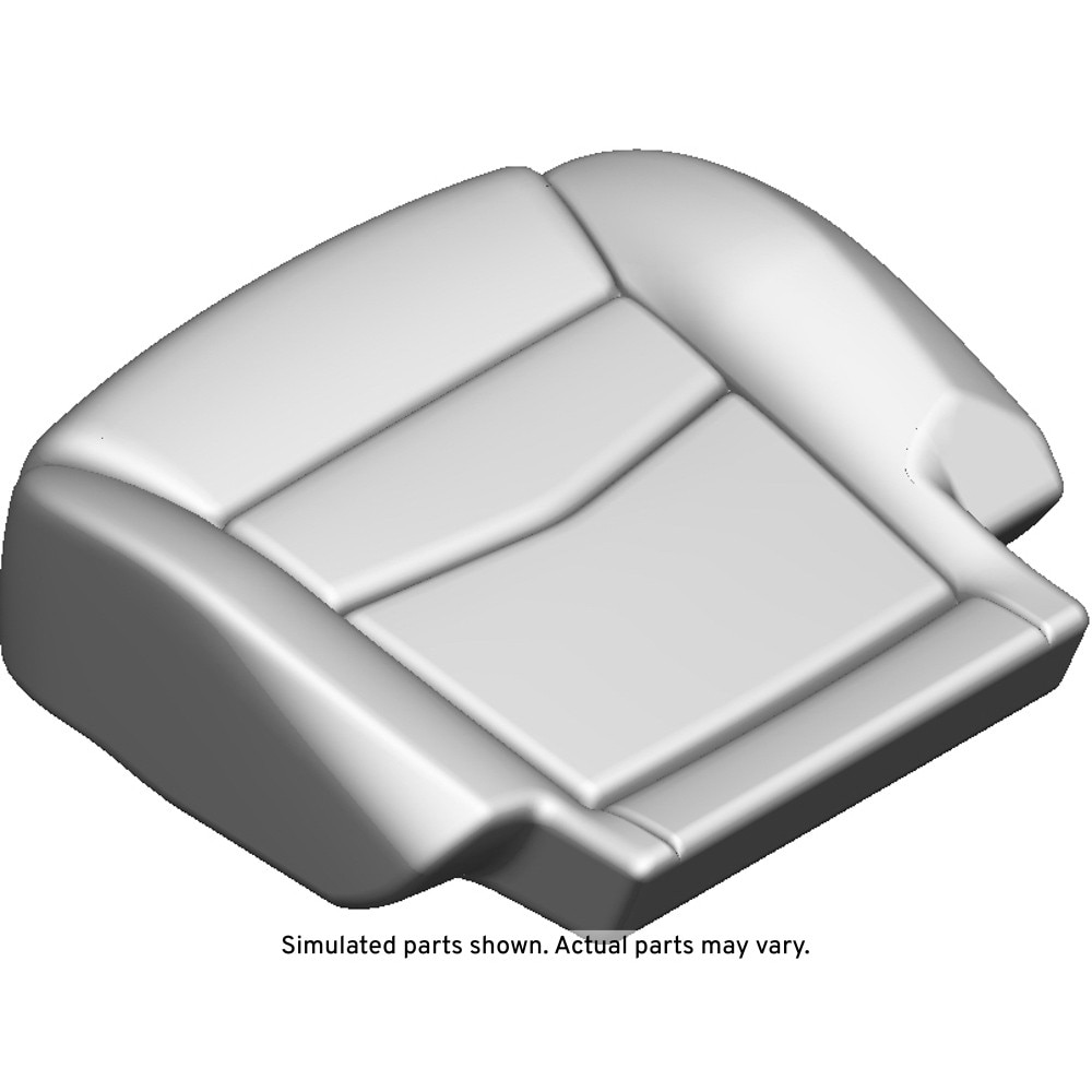 GM Genuine Parts Black Rear Driver Side Seat Cushion Cover