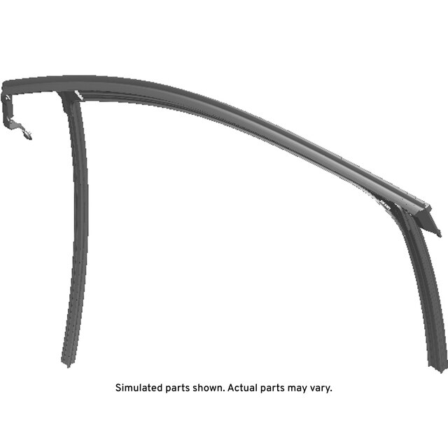GM Genuine Parts Front Passenger Side Door Window Weatherstrip