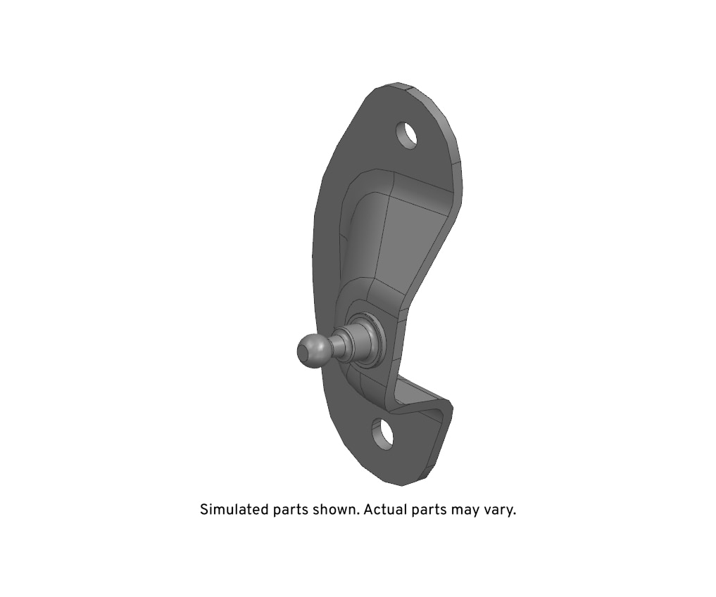 GM Genuine Parts Driver Side Body Side Hood Strut Bracket