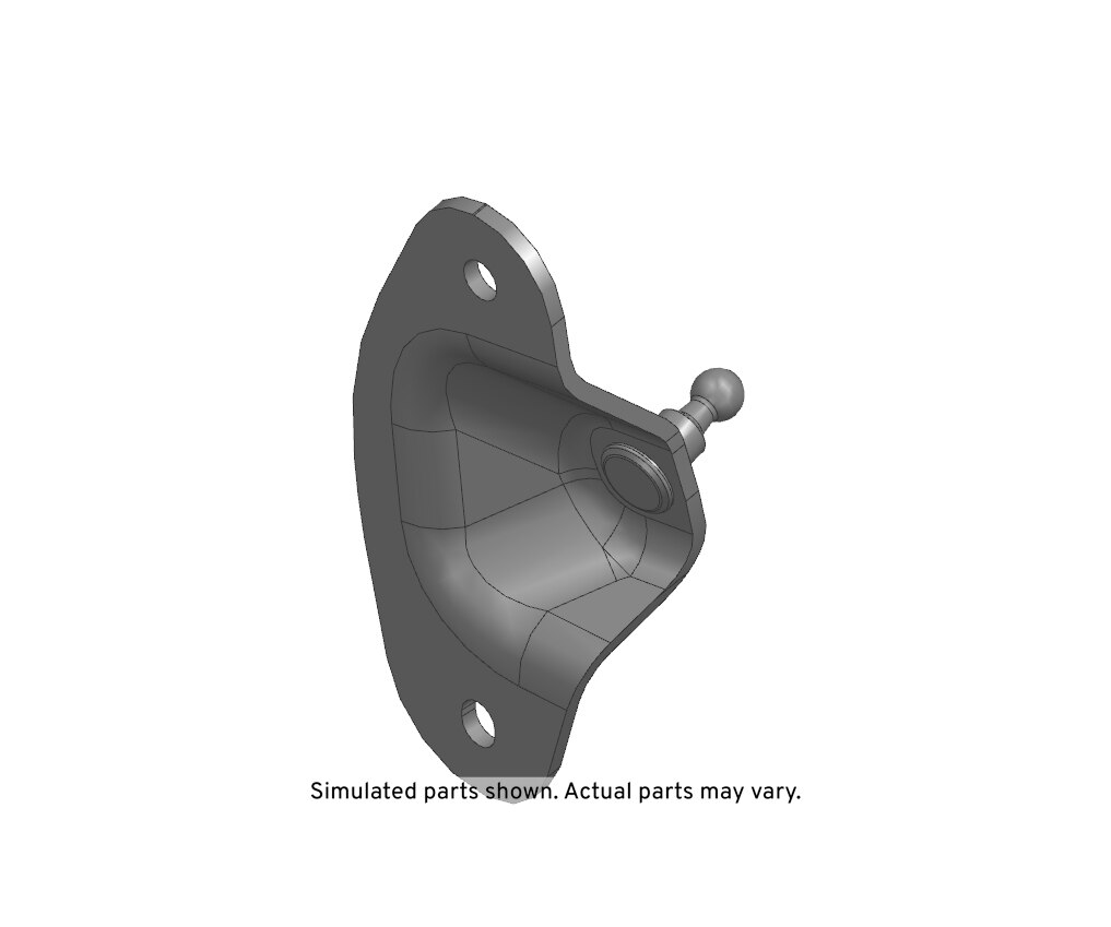 GM Genuine Parts Front Passenger Side Body Side Hood Strut Bracket