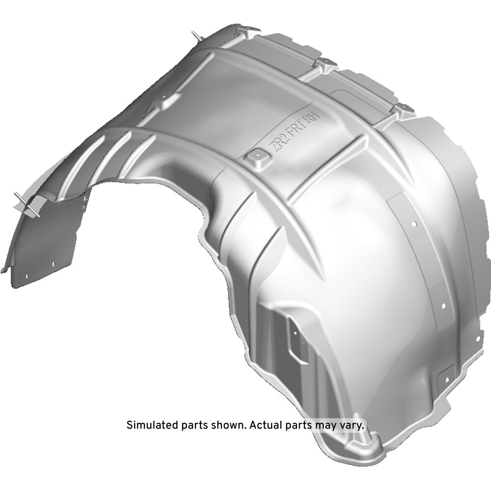 GM Genuine Parts Front Passenger Side Wheelhouse Liner