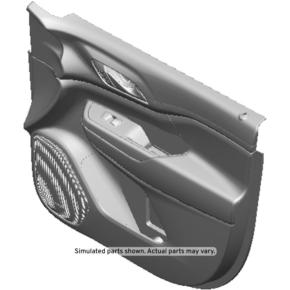 GM Genuine Parts Cocoa Front Passenger Side Door Trim