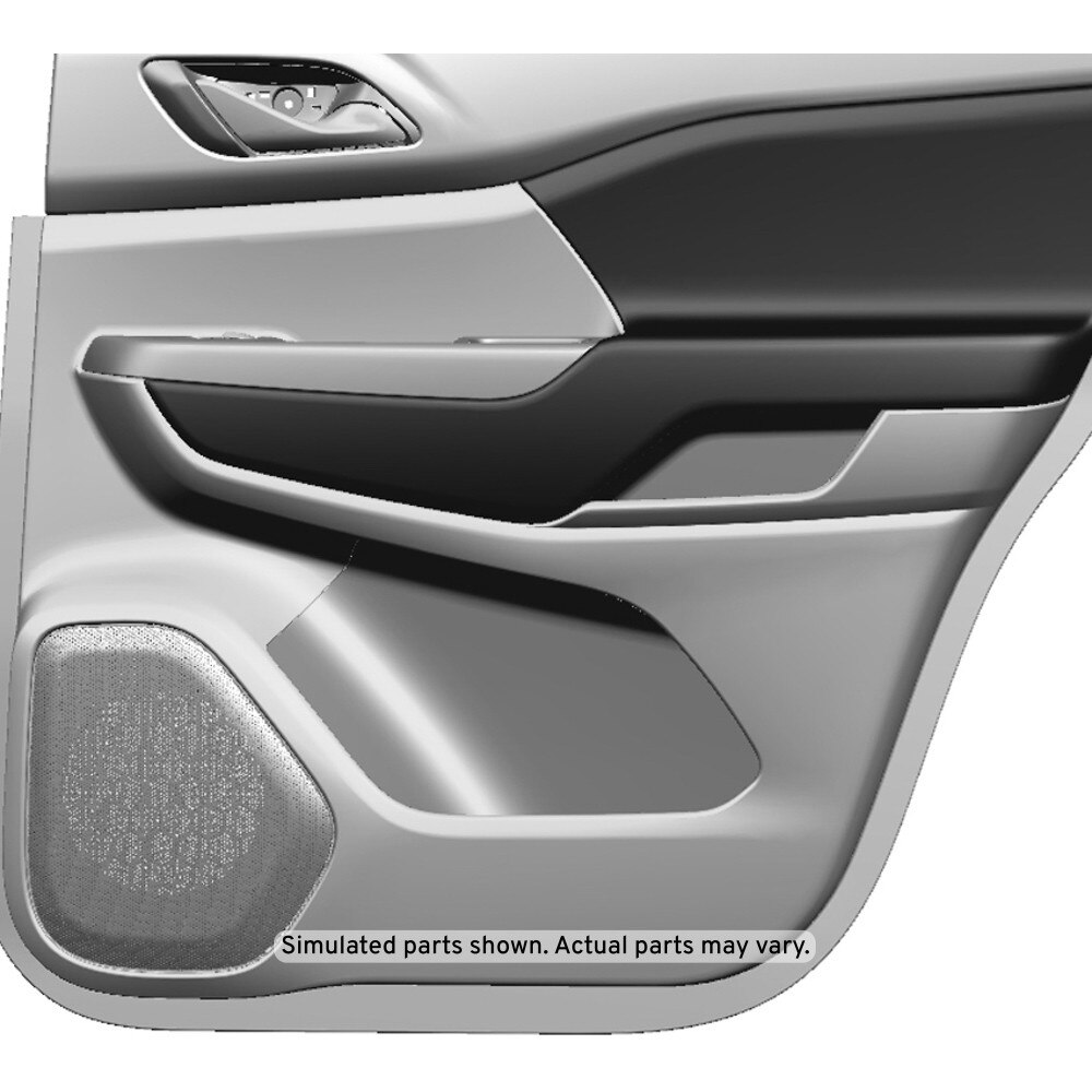 GM Genuine Parts Cocoa Rear Passenger Side Door Trim