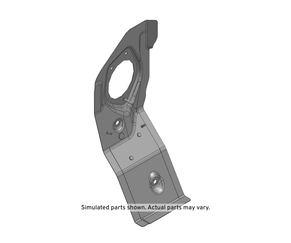 GM Genuine Parts Passenger Side Floor Kick Up Panel