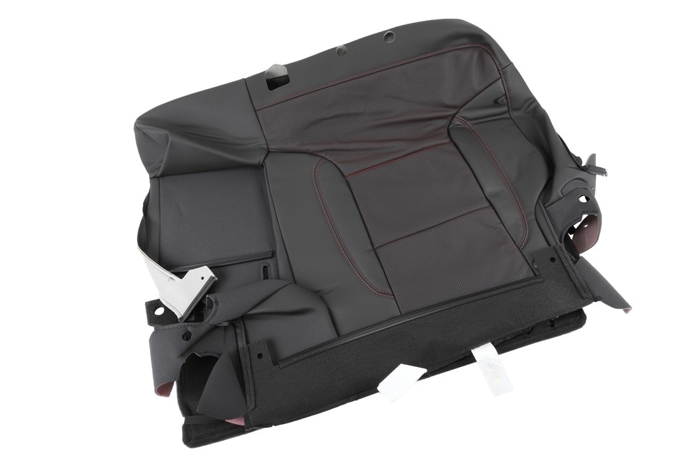 GM Genuine Parts Black/Cameo Red Crust Rear Driver Side Seat Back Cover