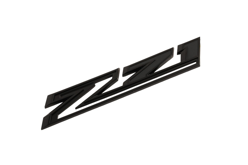 GM Genuine Parts Black Front Driver Side Fender Marketing Name Plate Package