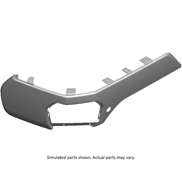 GM Genuine Parts Primed Rear Driver Side Bumper Fascia