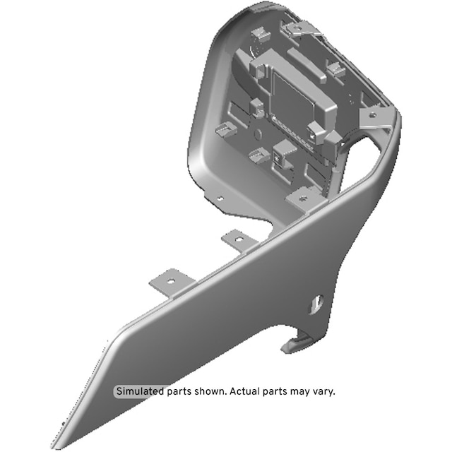 GM Genuine Parts Primed Rear Passenger Side Bumper Fascia