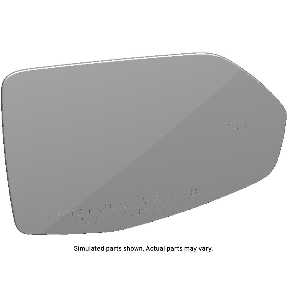 GM Genuine Parts Passenger Side Door Mirror Glass (Reflective Glass and Backing Plate)