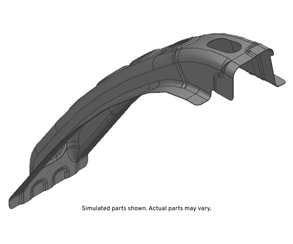 GM Genuine Parts Front Passenger Side Wheelhouse Panel Extension
