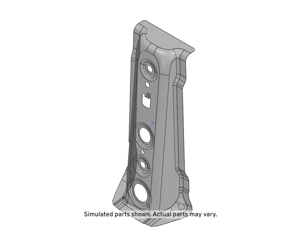 GM Genuine Parts Rear Wheelhouse Panel Reinforcement