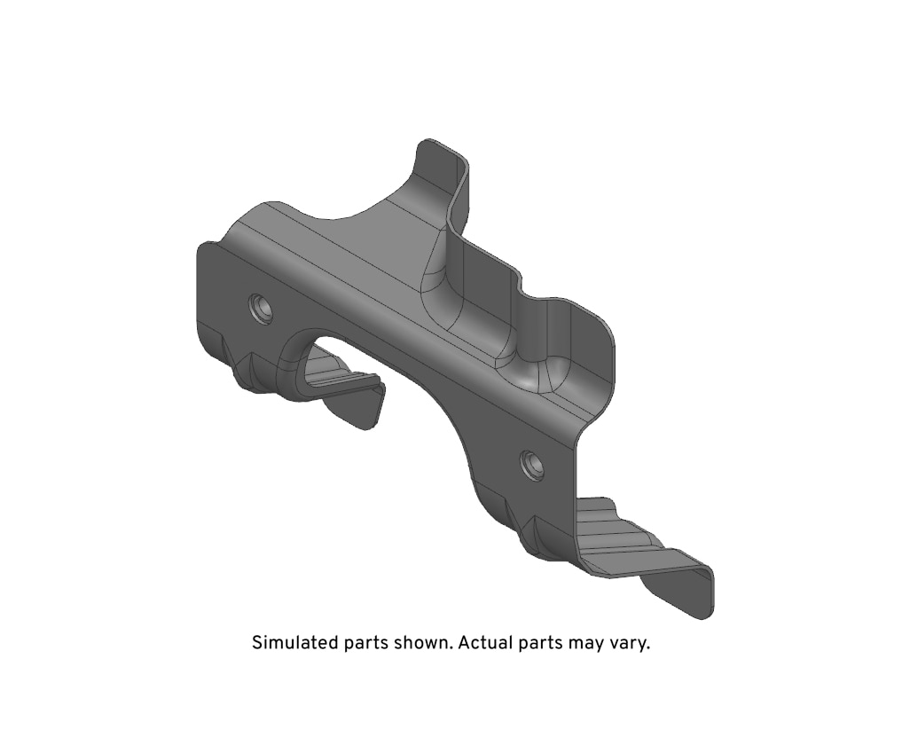GM Genuine Parts Body Side Front Fender Rear Intermediate Bracket