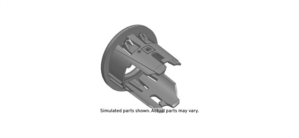 GM Genuine Parts Silver Front Parking Assist Alarm Sensor Bracket