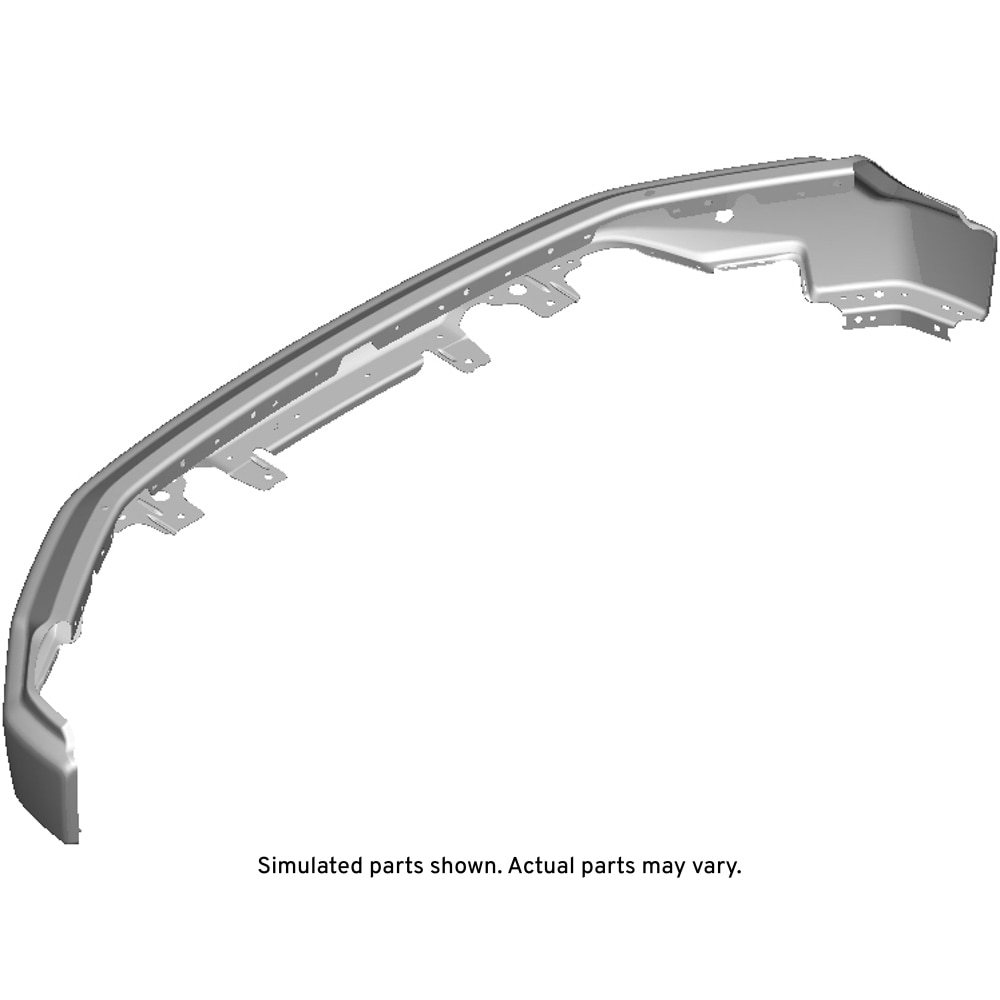 GM Genuine Parts Primed Front Bumper Impact Bar