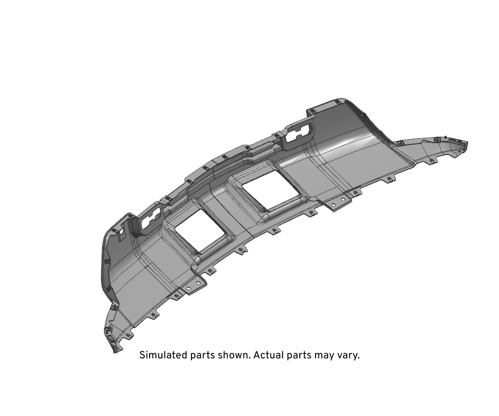 GM Genuine Parts Front Bumper Lower Fascia