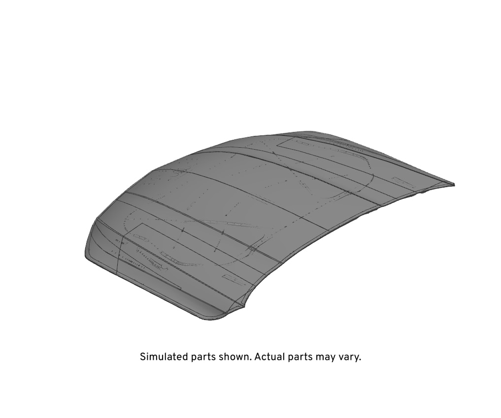 GM Genuine Parts Hood
