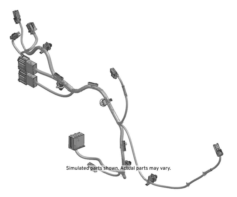 GM Genuine Parts Rear Driver Side Door Lock Wiring Harness