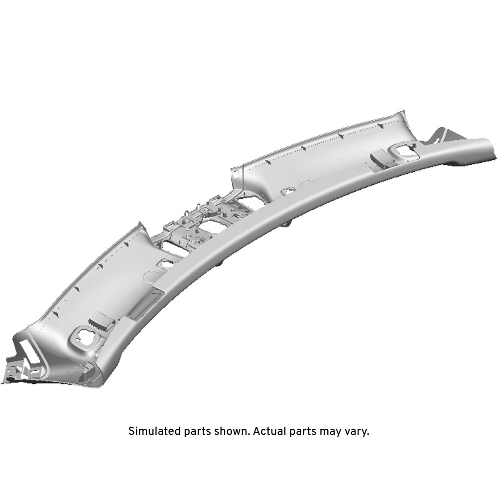 GM Genuine Parts Twilight Blue Windshield Upper Garnish Molding