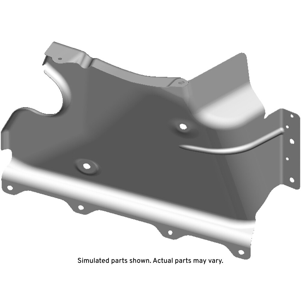 GM Genuine Parts Passenger Side Auxiliary Fuel Tank Shield