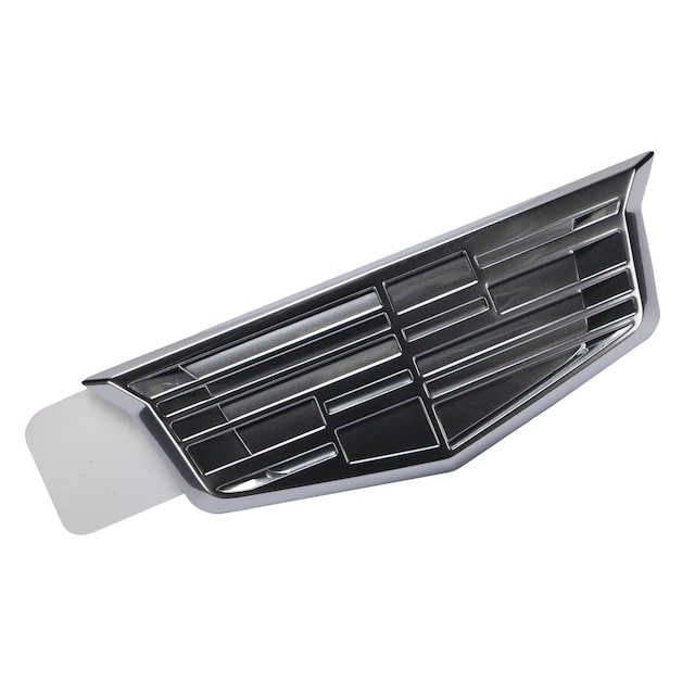 GM Genuine Parts Exterior Bright Chrome Front Passenger Side Fender Vehicle Name Plate