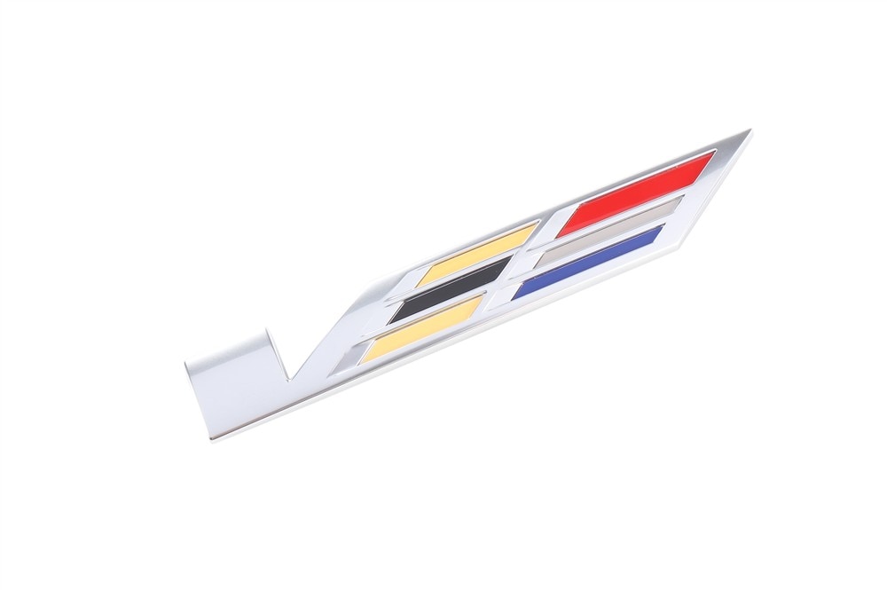 GM Genuine Parts Galvano Silver Front Driver Side Fender Marketing Package Name Plate